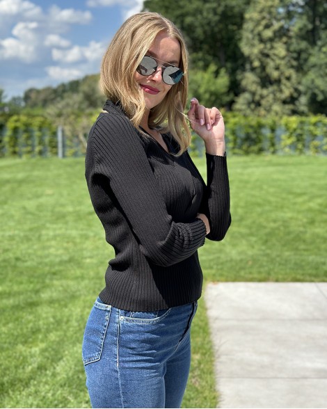 Svetr dámský Miss Sixty černý úpletový